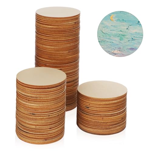 HORIALENCE 100 Stück Holzscheibe ausgeschnitten schmücken Kreis leer schmucklos Anhänger aus Holz Holzornamente für das Kunsthandwerk Stammscheiben zum Basteln Khaki HORIALENCE 100 Stück Holzscheibe ausgeschnitten schmücken Kreis leer schmucklos Anhänger aus Holz Holzornamente für das Kunsthandwerk Stammscheiben zum Basteln Khaki von HORIALENCE