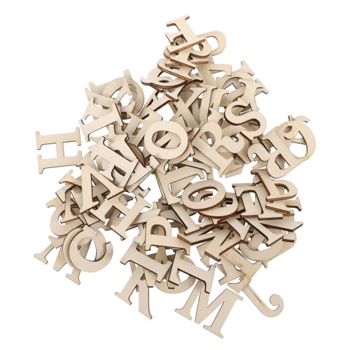 HORIALENCE 100 Stück Holzspäne mit englischem Alphabet Brief Dekoration Schreiben Handwerk ausgeschnitten Graffiti-Anhänger aus Holz Graffiti-Holzscheiben Partyzubehör Beige HORIALENCE 100 Stück Holzspäne mit englischem Alphabet Brief Dekoration Schreiben Handwerk ausgeschnitten Graffiti-Anhänger aus Holz Graffiti-Holzscheiben Partyzubehör Beige von HORIALENCE
