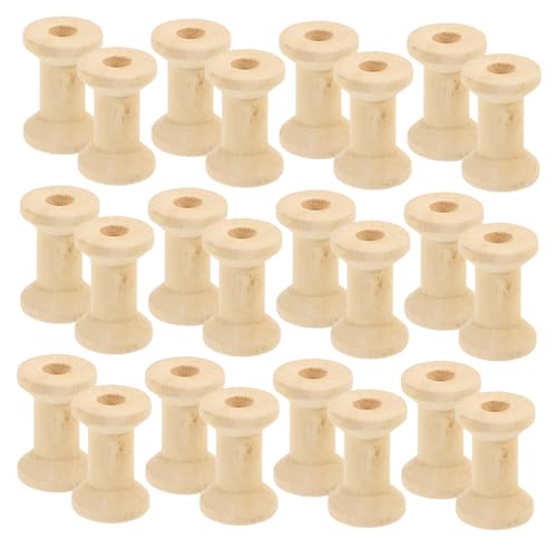 HORIALENCE 100 Stück Holzspule Spulen für das Heimweben Aufwickelspulen für Stickereien Strickgarnhalter Spulen zum Nähen von Drähten Strickgarnspule Webspulen aus Holz Garnrollen Kiefernholz HORIALENCE 100 Stück Holzspule Spulen für das Heimweben Aufwickelspulen für Stickereien Strickgarnhalter Spulen zum Nähen von Drähten Strickgarnspule Webspulen aus Holz Garnrollen Kiefernholz von HORIALENCE