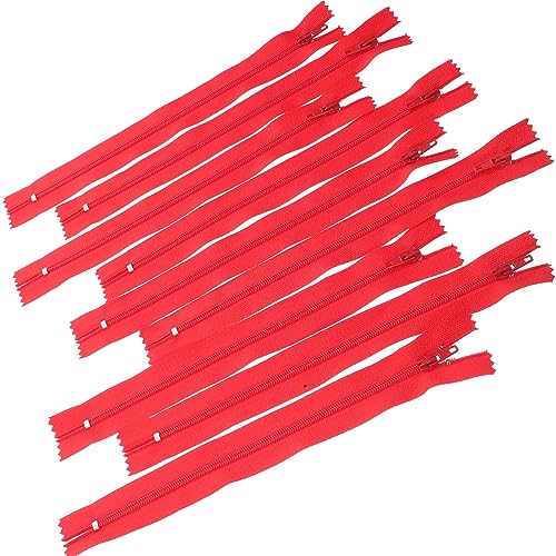 HORIALENCE 100 Stück Nylon Unsichtbare Reißverschlüsse Selbstverriegelnde Nähreißverschlüsse für DIY Kleidung Handwerk und Schneiderzubehör Rot Bunte Nähzubehör für Stilvolle Projekte HORIALENCE 100 Stück Nylon Unsichtbare Reißverschlüsse Selbstverriegelnde Nähreißverschlüsse für DIY Kleidung Handwerk und Schneiderzubehör Rot Bunte Nähzubehör für Stilvolle Projekte von HORIALENCE