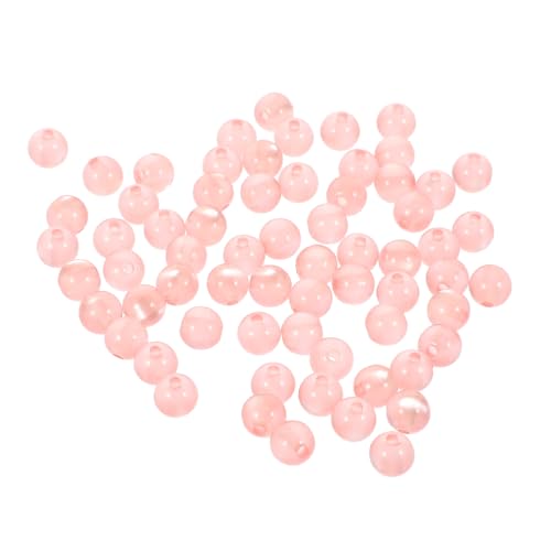 HORIALENCE 100 Stück Rosa Katzenaugen Harzperlen Rund DIY Schmuck Spacer Perlen für Armbänder Halsketten Basteln Zubehör HORIALENCE 100 Stück Rosa Katzenaugen Harzperlen Rund DIY Schmuck Spacer Perlen für Armbänder Halsketten Basteln Zubehör von HORIALENCE