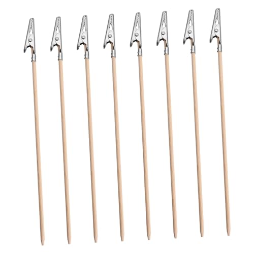 HORIALENCE 100 Stück Teiliges DIY Modellwerkzeug Set mit Krokodilklemmen und Bambusstäben Sichere Clamps mit Schutz für Bastelprojekte für Airbrush und Modellmalerei HORIALENCE 100 Stück Teiliges DIY Modellwerkzeug Set mit Krokodilklemmen und Bambusstäben Sichere Clamps mit Schutz für Bastelprojekte für Airbrush und Modellmalerei von HORIALENCE