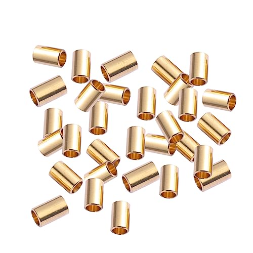 HORIALENCE 100Stücke DIY Schmuckperlen Rundrohr Perlen Kupfer Zubehör für Halsketten und Armbänder Große Bastelprojekte und Schmuckherstellung HORIALENCE 100Stücke DIY Schmuckperlen Rundrohr Perlen Kupfer Zubehör für Halsketten und Armbänder Große Bastelprojekte und Schmuckherstellung von HORIALENCE