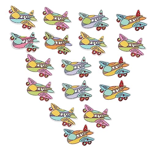 HORIALENCE 100Stücke Holzknöpfe Flugzeugform Hübsche Cartoon Knöpfe für DIY Handwerk und Nähprojekte zum Dekorieren von Kleidung Rucksäcken und Mehr HORIALENCE 100Stücke Holzknöpfe Flugzeugform Hübsche Cartoon Knöpfe für DIY Handwerk und Nähprojekte zum Dekorieren von Kleidung Rucksäcken und Mehr von HORIALENCE