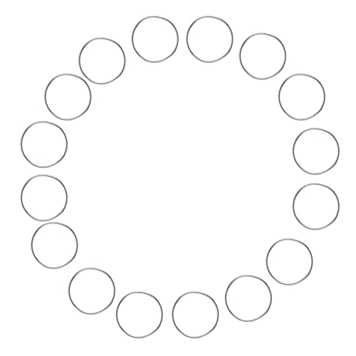 HORIALENCE 100Stücke Kronleuchter Verbindungsring Hochwertige DIY Anschlüsse für Kristallleuchter Langlebig und Rostfrei für Vielseitige Anwendungen und Einfache von HORIALENCE