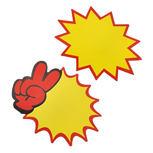 HORIALENCE 100Stücke Star Einzelhandelsverkaufsschilder Blanko Preisschilder Sternform Umweltfreundliches Material Langlebig und Praktisch für Verkaufsanzeigen im Einzelhandel von HORIALENCE