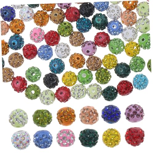 HORIALENCE 100Stücke Strass Perlen für DIY Schmuckherstellung Bastelperlen für Armbänder und Kunsthandwerk Zubehör für Kreative Projekte und von HORIALENCE