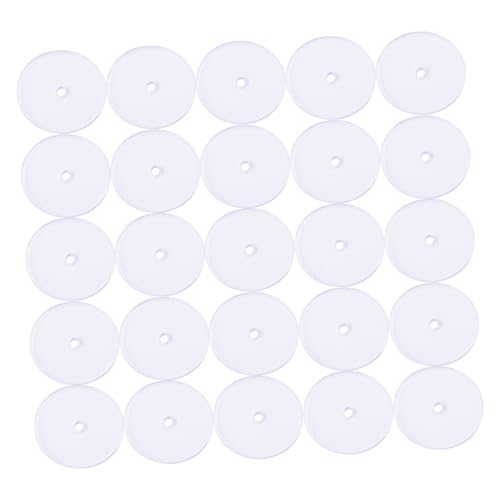HORIALENCE 100Stücke Transparente Ohrring Pads für DIY Ohrringe Hypoallergen und Schmerzlindernd Ohrring für Clips Sicher und Praktisch für Empfindliche von HORIALENCE
