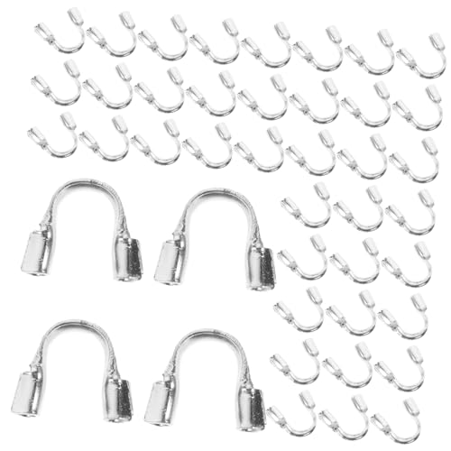 HORIALENCE 100Stücke U Förmige Drahtschlaufen für Schmuckherstellung Langlebige Drahtwachen für DIY Halsketten und Armbänder Sicher und Verschleißfest für Anfänger und Profis von HORIALENCE
