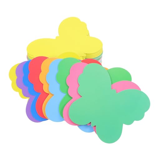 HORIALENCE 108 Stück Teiliges Schmetterling Bastelpapier Bunte Papierausschnitte für Klassenzimmer Deko DIY Schmetterlingskarten in Farben für Frühling Lehrertafel und Pinnwandgestaltung von HORIALENCE