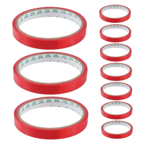 HORIALENCE 10Rollen Lebensmittelverpackungs Dichtungsband für Beutelversiegelung Hochsichtbares Stark Haftendes Klebeband für DIY Projekte und Verpackungen von HORIALENCE