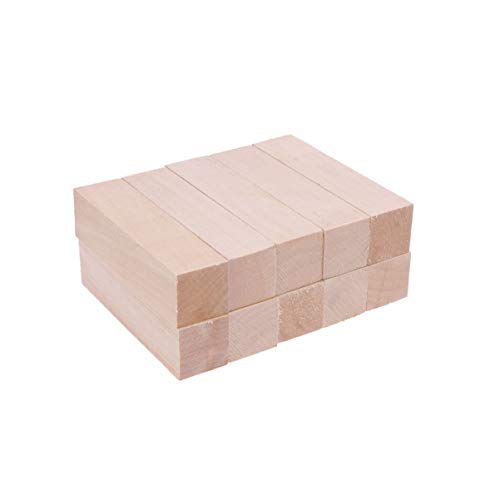 HORIALENCE 10Stücke DIY Holzblöcke Lindenholz Unbehandelt Vielseitig Einsetzbar für Bastel und Dekorationsprojekte Glatt für Einfache Gestaltung und Gravur HORIALENCE 10Stücke DIY Holzblöcke Lindenholz Unbehandelt Vielseitig Einsetzbar für Bastel und Dekorationsprojekte Glatt für Einfache Gestaltung und Gravur von HORIALENCE