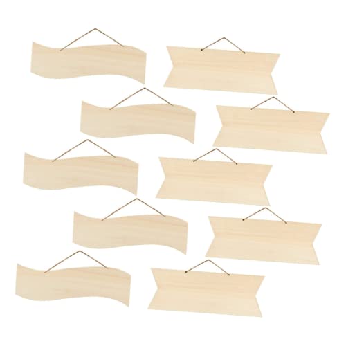 HORIALENCE 10Stücke Leere Holzschilder Unbehandelt für DIY Handwerk Wanddekoration Bastelbedarf zum Beschriften und Gestalten und Pfeilformen HORIALENCE 10Stücke Leere Holzschilder Unbehandelt für DIY Handwerk Wanddekoration Bastelbedarf zum Beschriften und Gestalten und Pfeilformen von HORIALENCE