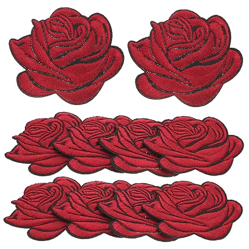 HORIALENCE 10Stücke Teiliges Blumeneisen Patches Blumenmuster für Kleidung Einfache Anwendung zur Dekoration und Reparatur von Textilien HORIALENCE 10Stücke Teiliges Blumeneisen Patches Blumenmuster für Kleidung Einfache Anwendung zur Dekoration und Reparatur von Textilien von HORIALENCE