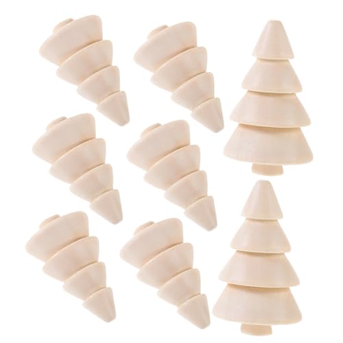 HORIALENCE 10Stücke Unvollendete Holz Weihnachtsbäume zum Selbermachen Dekorative DIY Holzornamente für Weihnachtsfeiern Festliche Bastelarbeiten Perfekter Christbaumschmuck HORIALENCE 10Stücke Unvollendete Holz Weihnachtsbäume zum Selbermachen Dekorative DIY Holzornamente für Weihnachtsfeiern Festliche Bastelarbeiten Perfekter Christbaumschmuck von HORIALENCE