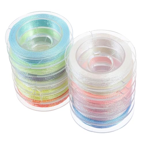 HORIALENCE 12Rollen Leuchtendes Nähgarn Multifunktionales Stickgarn für DIY Projekte Geeignet für Handarbeiten Quilten und Dekorationen im Dunkeln Leuchtend Stunden HORIALENCE 12Rollen Leuchtendes Nähgarn Multifunktionales Stickgarn für DIY Projekte Geeignet für Handarbeiten Quilten und Dekorationen im Dunkeln Leuchtend Stunden von HORIALENCE