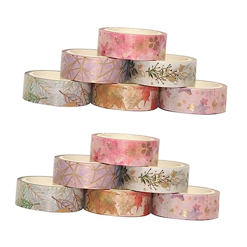HORIALENCE 12Stücke Dekorative Washi Bänder im Japanischen Stil Tränenbares Klebeband für DIY Projekte Scrapbooking Kalender und Kunsthandwerk Gemischte Farben HORIALENCE 12Stücke Dekorative Washi Bänder im Japanischen Stil Tränenbares Klebeband für DIY Projekte Scrapbooking Kalender und Kunsthandwerk Gemischte Farben von HORIALENCE