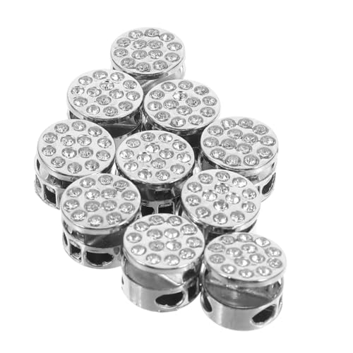 HORIALENCE 12Stücke Metall Kordelstopper Verstellbare Schnürsenkel Clips für Hüte Kleidung und Hosen Elastische Knebelverschlüsse Sicherer Halt Silber HORIALENCE 12Stücke Metall Kordelstopper Verstellbare Schnürsenkel Clips für Hüte Kleidung und Hosen Elastische Knebelverschlüsse Sicherer Halt Silber von HORIALENCE