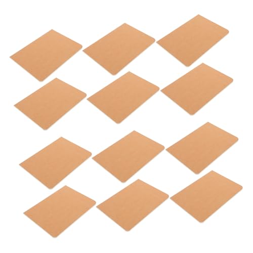 HORIALENCE 12Stücke Notizbuch Pack Leere Robuste Kraftpapier Abdeckung für Schulbedarf Tagebuch Notizen und Kreative Projekte von HORIALENCE