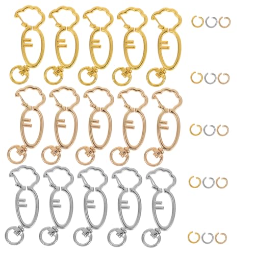 HORIALENCE 15 Stück Schlüsselanhänger Schmuckhaken Karotten Karotten Schlüsselring Schnalle Kleine Karabiner Geldbörsen Verschlüsse Für Die Taschenherstellung Karabiner Schlüsselanhänger HORIALENCE 15 Stück Schlüsselanhänger Schmuckhaken Karotten Karotten Schlüsselring Schnalle Kleine Karabiner Geldbörsen Verschlüsse Für Die Taschenherstellung Karabiner Schlüsselanhänger von HORIALENCE