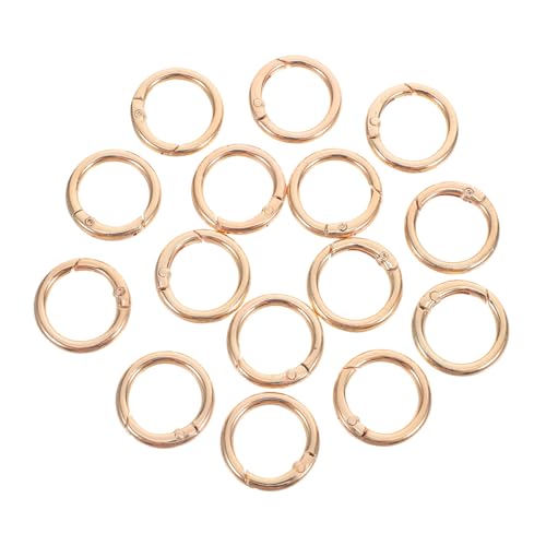 HORIALENCE 15 Stück Teiliges Zinklegierung Schlüsselring mit Federring Poliert und Beschichtet Robust Korrosionsbeständig für DIY Schmuck Taschen Rucksäcke Schlüsselanhänger Vielseitiger HORIALENCE 15 Stück Teiliges Zinklegierung Schlüsselring mit Federring Poliert und Beschichtet Robust Korrosionsbeständig für DIY Schmuck Taschen Rucksäcke Schlüsselanhänger Vielseitiger von HORIALENCE