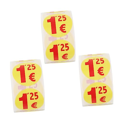 HORIALENCE 1500Stücke Preisaufkleber Euro Runde für Supermarkt Abnehmbar und Rückstandsfrei Vielseitig Einsetzbar für Einzelhandel und Garagenverkauf HORIALENCE 1500Stücke Preisaufkleber Euro Runde für Supermarkt Abnehmbar und Rückstandsfrei Vielseitig Einsetzbar für Einzelhandel und Garagenverkauf von HORIALENCE