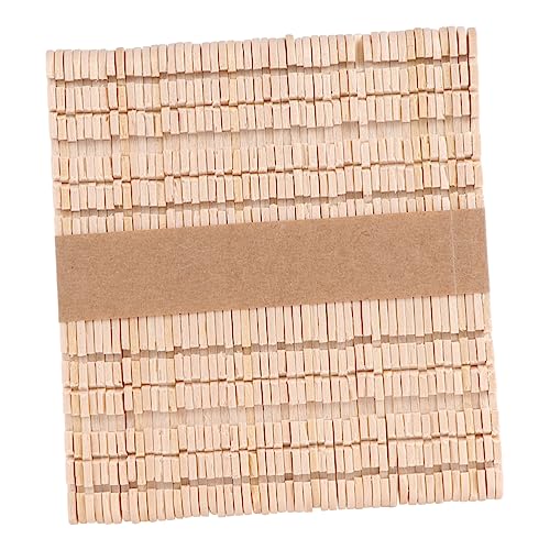 HORIALENCE 150Stücke DIY Holzstäbchen für Bastelprojekte Eiszapfen Sticks Holz für Kindergarten Basteln und Dekoration Burlywood Zacken von HORIALENCE