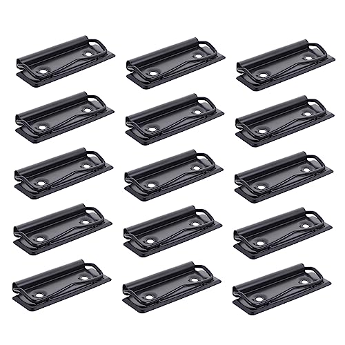 HORIALENCE 15Stücke Klemmbrett Clips Robuste Schulklammern für Bastelprojekte und Büroanwendungen für Dokumentenfixierung und Menüpräsentation HORIALENCE 15Stücke Klemmbrett Clips Robuste Schulklammern für Bastelprojekte und Büroanwendungen für Dokumentenfixierung und Menüpräsentation von HORIALENCE