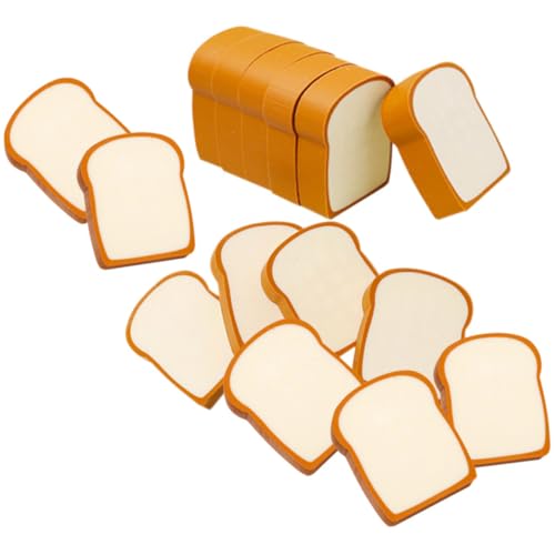 HORIALENCE 16 Stück Teiliges Toastförmige Radiergummis Kreative und Niedliche Radiergummis für Zeichnungen Party und Deko für Kindergeburtstage von HORIALENCE