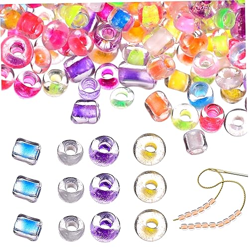 HORIALENCE 1Packung Fluoreszierende Miniaturperlen für DIY Schmuck Bunten Ponyperlen für Armbänder und für Kreative Bastelprojekte von HORIALENCE