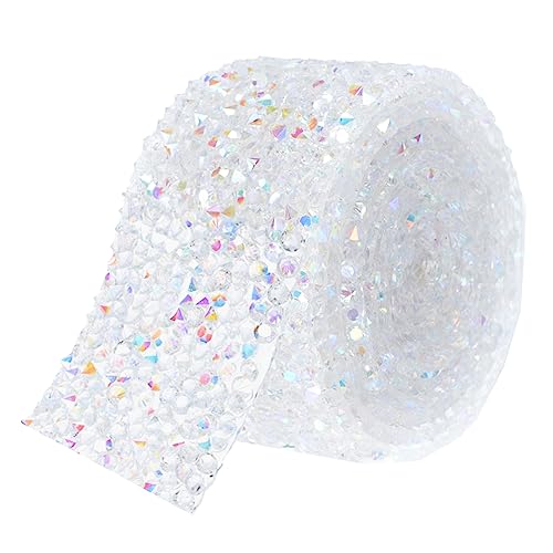 HORIALENCE 1Rolle Doppelseitiges Klebeband Selbstklebendes Diamantband für DIY Kleidung und Dekoration Hautfreundliches Verschleißfestes Material für Kreative Projekte und Accessoires von HORIALENCE