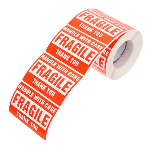 HORIALENCE 1Rolle Fragile Aufkleber Selbstklebend Zerbrechliche Warnetiketten für Versand Abnehmbare Verpackungsaufkleber Hochwertige Klebeetiketten für Sicheres HORIALENCE 1Rolle Fragile Aufkleber Selbstklebend Zerbrechliche Warnetiketten für Versand Abnehmbare Verpackungsaufkleber Hochwertige Klebeetiketten für Sicheres von HORIALENCE