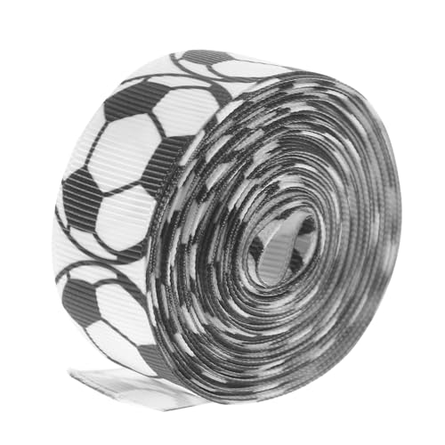 HORIALENCE 1Rolle Fußball Dekorationsband Geschenkband für DIY Blumenverpackung und Partydekoration Langlebig und Leicht Zuschneidbar für Fußballfans und HORIALENCE 1Rolle Fußball Dekorationsband Geschenkband für DIY Blumenverpackung und Partydekoration Langlebig und Leicht Zuschneidbar für Fußballfans und von HORIALENCE