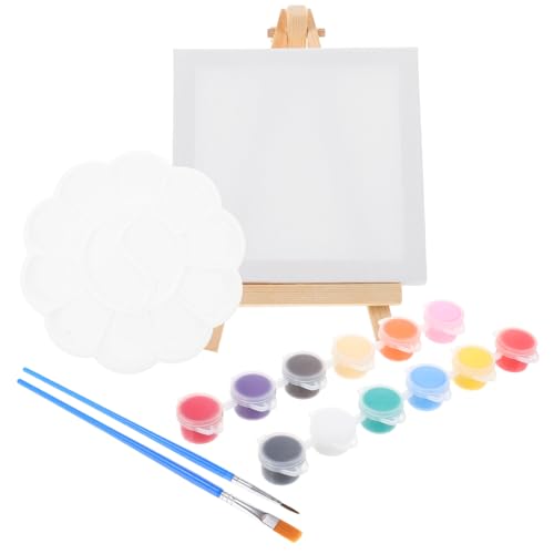 HORIALENCE 1Satz Acrylmalerei Set mit Holzdisplayständer Teiliges Kunstwerkzeug für Öl und Acrylfarben für Anfänger und Kunstprojekte von HORIALENCE
