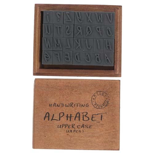 HORIALENCE 1Satz Holzstempel Vintage Buchstabenstempel für DIY Journaling Kreative Bastelprojekte und Personalisierte für Scrapbooking und Kartenherstellung HORIALENCE 1Satz Holzstempel Vintage Buchstabenstempel für DIY Journaling Kreative Bastelprojekte und Personalisierte für Scrapbooking und Kartenherstellung von HORIALENCE