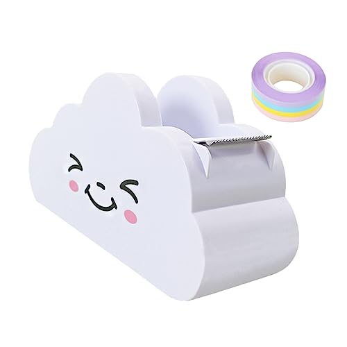HORIALENCE 1Satz Kleiner Regenbogen Kleber Bandspender mit Cutter Washi Tape Halter für Zuhause und Leicht Einfachen Schneiden von Klebeband für Bastelprojekte von HORIALENCE