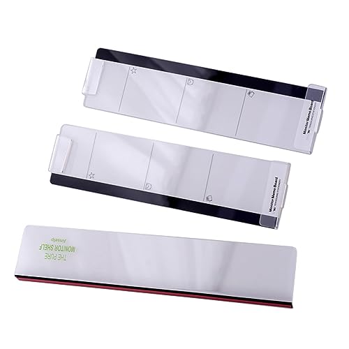 HORIALENCE 1Satz Monitor Memo Board Transparentes Notizbrett für Computerbildschirme Haftnotizen Halter für Büroerinnerungen Starke Klebkraft Einfache Anwendung für Monitore von HORIALENCE