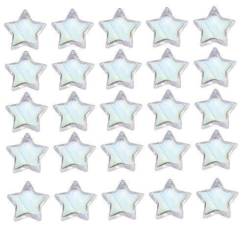 HORIALENCE 1Satz Sternformperlen DIY Schmuckperlen Acryl mit Ab Beschichtung Handgefertigte Bastelperlen für Armbänder Halsketten und HORIALENCE 1Satz Sternformperlen DIY Schmuckperlen Acryl mit Ab Beschichtung Handgefertigte Bastelperlen für Armbänder Halsketten und von HORIALENCE