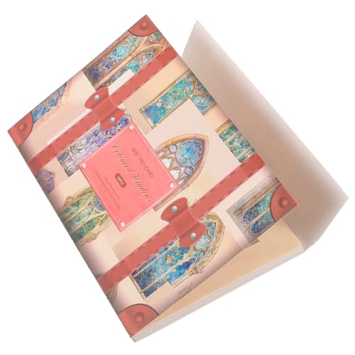 HORIALENCE 1Satz Vintage Scrapbook Papier Retro DIY Material für Journaling und Scrapbooking Verschiedene Muster für Kreative Projekte Handwerkspapier von HORIALENCE