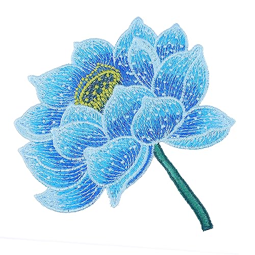 HORIALENCE 1Stück Kreativer Gestickter Lotus Patch Ethnischer Applique für Kleidung Taschen und Mehr Modischer Stoffpatch zur Deko und Reparatur Blumenmotiv für HORIALENCE 1Stück Kreativer Gestickter Lotus Patch Ethnischer Applique für Kleidung Taschen und Mehr Modischer Stoffpatch zur Deko und Reparatur Blumenmotiv für von HORIALENCE
