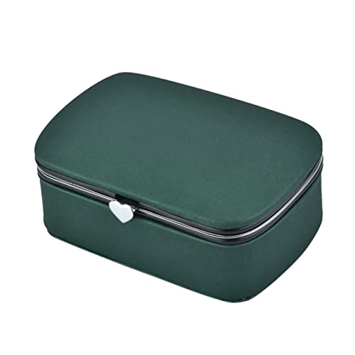 HORIALENCE 1Stück PU Schmuck Aufbewahrungsbox mit Deckel Praktische Schmuckschatulle für Ringe Halsketten Ohrringe Zartes Design für Zuhause Reisen Einkaufen Kompakte HORIALENCE 1Stück PU Schmuck Aufbewahrungsbox mit Deckel Praktische Schmuckschatulle für Ringe Halsketten Ohrringe Zartes Design für Zuhause Reisen Einkaufen Kompakte von HORIALENCE