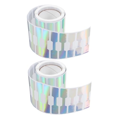 HORIALENCE 2 Rollen Preisschild Aufkleber Schmucketiketten und -anhänger Preisschilder für Schmuck Preismarker-Etiketten Schmuck-Aufkleber-Tags Aufkleber für Schmuckpreise Papier von HORIALENCE