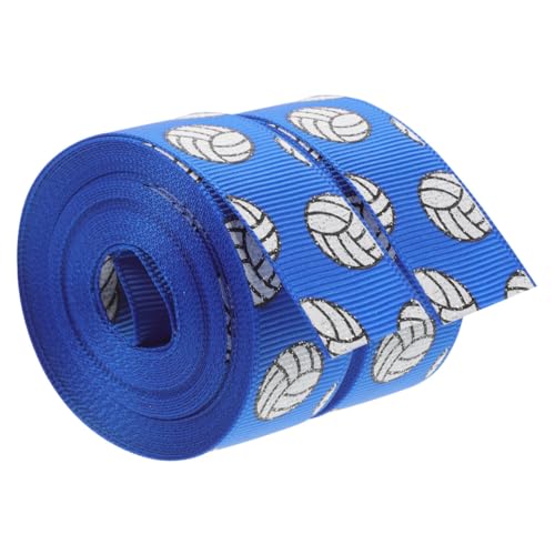 HORIALENCE 2 Rollen Volleyball Geschenkband Breites Polyesterband für Diy Projekte und Sportpartys Langlebig und Weich mit Lebendigen Drucken für Bastelarbeiten und Dekorationen HORIALENCE 2 Rollen Volleyball Geschenkband Breites Polyesterband für Diy Projekte und Sportpartys Langlebig und Weich mit Lebendigen Drucken für Bastelarbeiten und Dekorationen von HORIALENCE