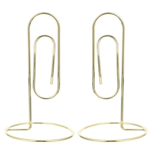 HORIALENCE 2 Stück Goldene Metall Kartenhalter Elegante und Foto Organizer für Büro Hochzeitstisch Visitenkarten und Memo Clips Stabilität und Stil für HORIALENCE 2 Stück Goldene Metall Kartenhalter Elegante und Foto Organizer für Büro Hochzeitstisch Visitenkarten und Memo Clips Stabilität und Stil für von HORIALENCE