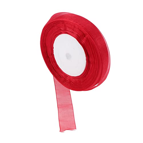 HORIALENCE 2 Stück Organza Band Rot Transparentes Dekoband für Hochzeit Basteln und Partydekoration für Kreative DIY Projekte und Anlässe HORIALENCE 2 Stück Organza Band Rot Transparentes Dekoband für Hochzeit Basteln und Partydekoration für Kreative DIY Projekte und Anlässe von HORIALENCE