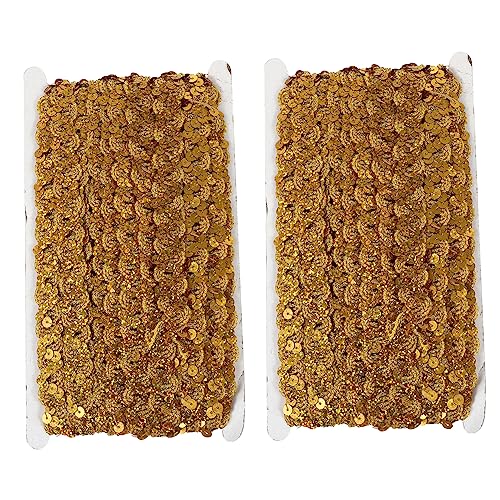 HORIALENCE 2 Stück Pailletten Spitzenbesatz DIY Bekleidungszubehör Breites Glitzerndes Spitzenband für Kreative Bastelprojekte Dekoration von Kleidern und Kostümen Langlebig und Leicht für HORIALENCE 2 Stück Pailletten Spitzenbesatz DIY Bekleidungszubehör Breites Glitzerndes Spitzenband für Kreative Bastelprojekte Dekoration von Kleidern und Kostümen Langlebig und Leicht für von HORIALENCE