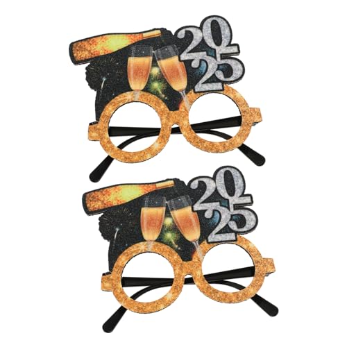 HORIALENCE 2 Stück Papierbrille Des Neuen Jahres Neujahrs-sonnenbrille Silvesterbrille Silvester Partygeschenke Neujahrsdekorationen Foto-requisiten Für Das Neue Jahr Pp HORIALENCE 2 Stück Papierbrille Des Neuen Jahres Neujahrs-sonnenbrille Silvesterbrille Silvester Partygeschenke Neujahrsdekorationen Foto-requisiten Für Das Neue Jahr Pp von HORIALENCE