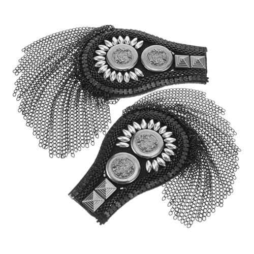 HORIALENCE 2 Stück Schulterklappen Mit Quastenfransen; Modischer Schulterschmuck Für Jacken-outfits - Geeignet für Partys, Festivals Und Themenveranstaltungen HORIALENCE 2 Stück Schulterklappen Mit Quastenfransen; Modischer Schulterschmuck Für Jacken-outfits - Geeignet für Partys, Festivals Und Themenveranstaltungen von HORIALENCE