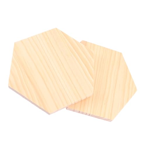 HORIALENCE 2 Stück Unbearbeitete Sechseckige Holzplatten für Diy Projekte Robuste Basteloberflächen Naturholz für Heimdekoration und Partydekoration Kantenlänge HORIALENCE 2 Stück Unbearbeitete Sechseckige Holzplatten für Diy Projekte Robuste Basteloberflächen Naturholz für Heimdekoration und Partydekoration Kantenlänge von HORIALENCE