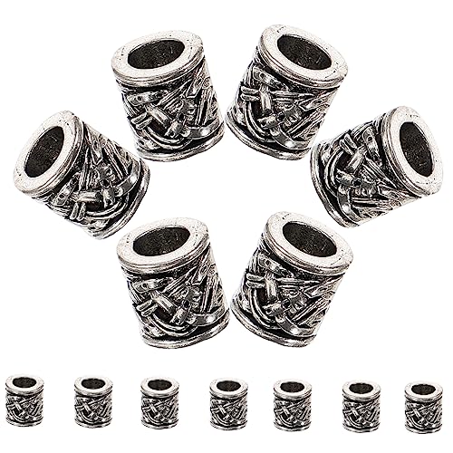 HORIALENCE 20 Stück Bartperlen Spacer Perlen für Schmuckherstellung Abstandshalter für Armbänder und DIY Zubehör für Kreative Bastelprojekte von HORIALENCE